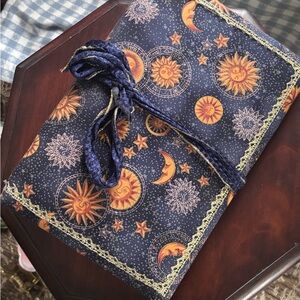 Sun and Moon Celestial Fabric Photo Album
